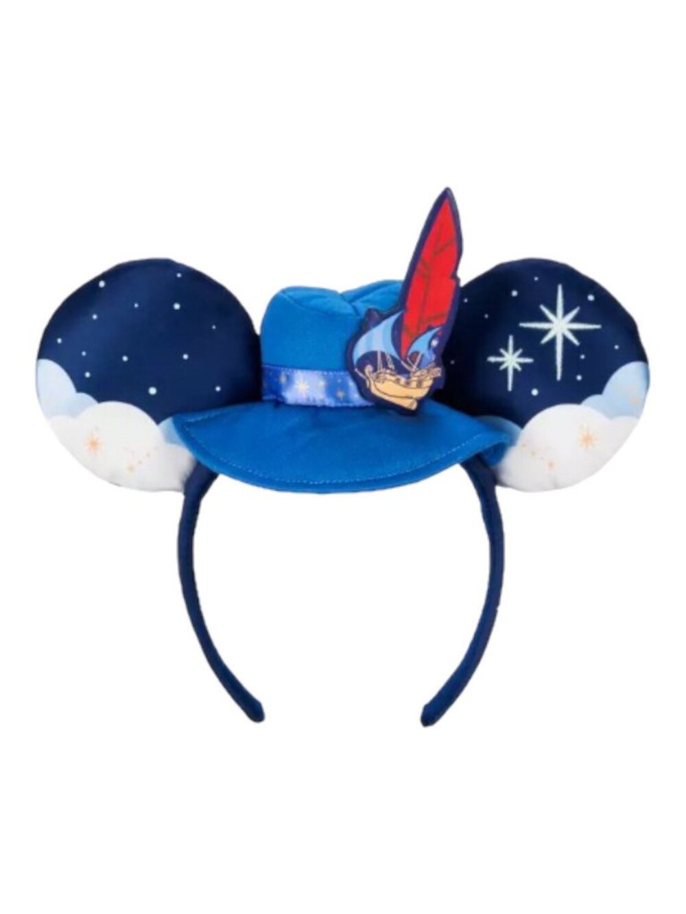 Disney Parks Mickey Mouse Main Attraction Peter Pan’s Flight Ears Headband